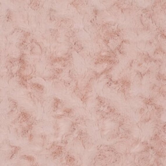 Blush Plush Fleece Fabric Faux Fur Fabric 100 Polyester Blankets Fabric Fabric by the yard Apparel Lining Fabric Pink Pile