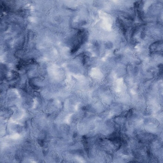 Manta de pelo estilo piel sintética Azul Color Azul Marino
