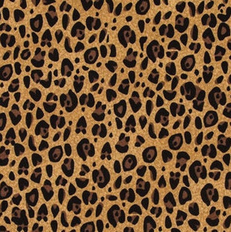 Cheetah Print Fabric Spotted Fabric 100% Cotton Apparel - Etsy