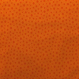 Orange Tonal Bubbles Cotton Calico Fabric, Dots Print, Crafts, Home Accents, Fabric by the yard