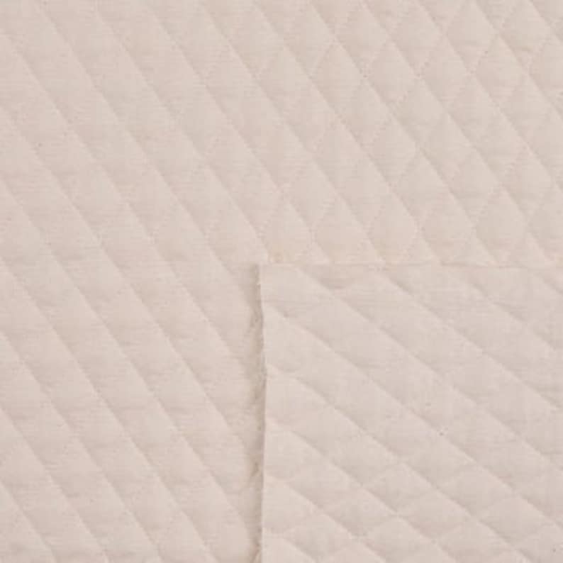 Natural Doubleface Quilted Muslin Fabric Batting Fabric Etsy