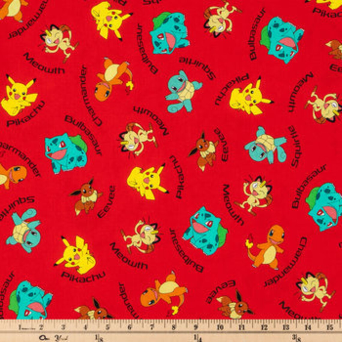 Cartoon Fabric Cotton Fabric Animated Fabric Characters | Etsy