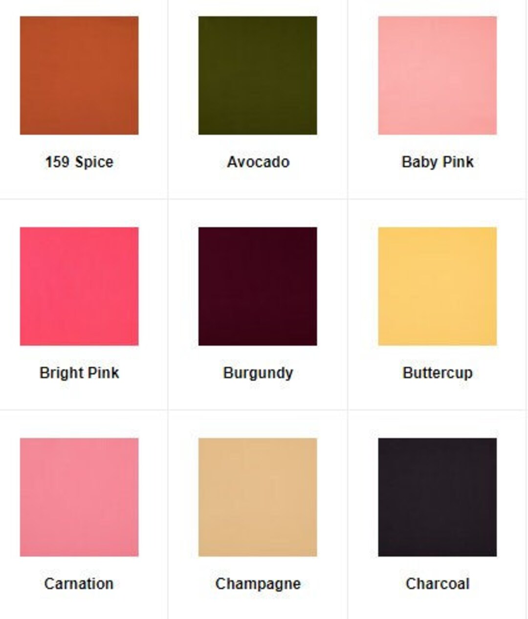 Colors Kona Fabric Solid Fabric 100 Cotton Quilting Etsy