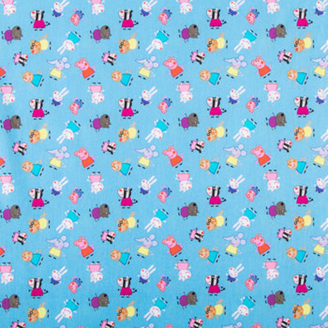 Piggies Fabric Cotton Fabric Friend Fabric Kids Fabric Etsy