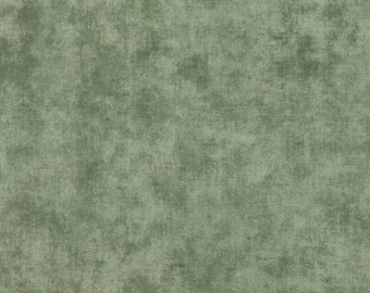 Sage Green Cotton Calico Fabric, Wide Quilting Backing, Home Accents, 108"