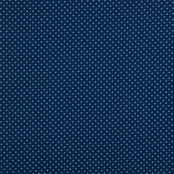 Mini Plus Navy & White Fabric Pattern Fabric 100% Cotton - Etsy