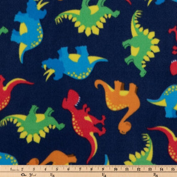 Dino fleece fabric hotsell