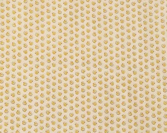 Rubber Ducks Cotton Calico Fabric, Bird Print, Quilting, Home Accents, Fabric by the yard