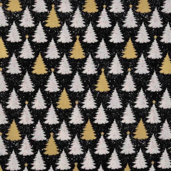 Christmas Tree Fabric Holiday Fabric 100% Cotton Ornaments 