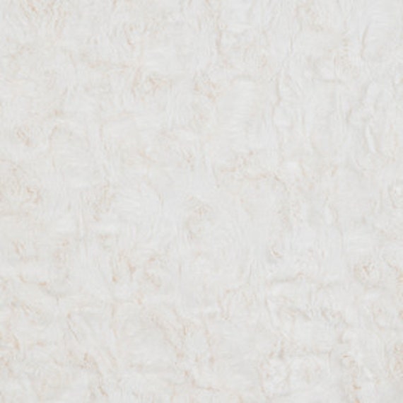 Sherpa Fleece Fabric Super Soft Stretch Material Home Decor Plush 64 Wide  CREAM