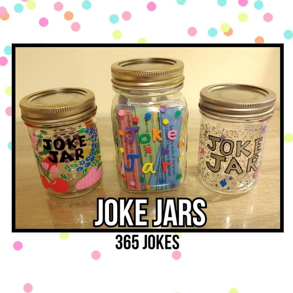 Joke Jars A Joke A Day 365 Jokes Funny Gifts Puns Etsy
