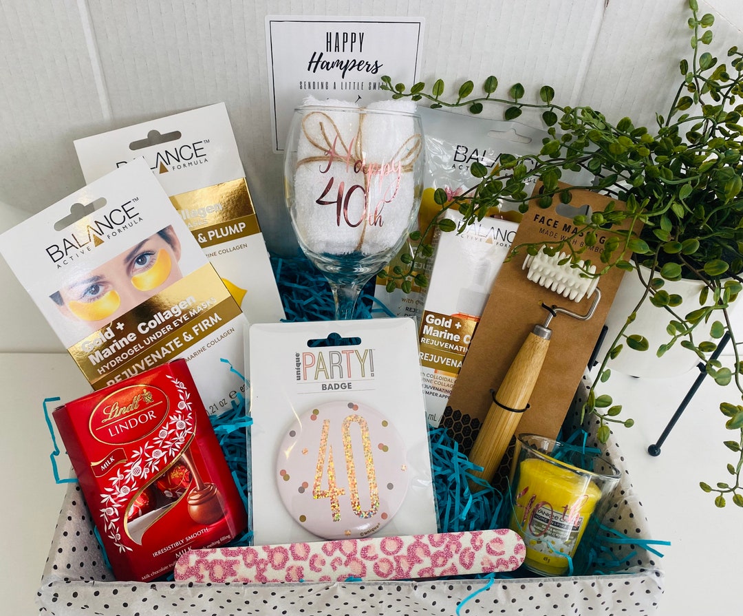 40th Birthday Gift for Her 40th Gift Hamper Birthday Gift Etsy UK