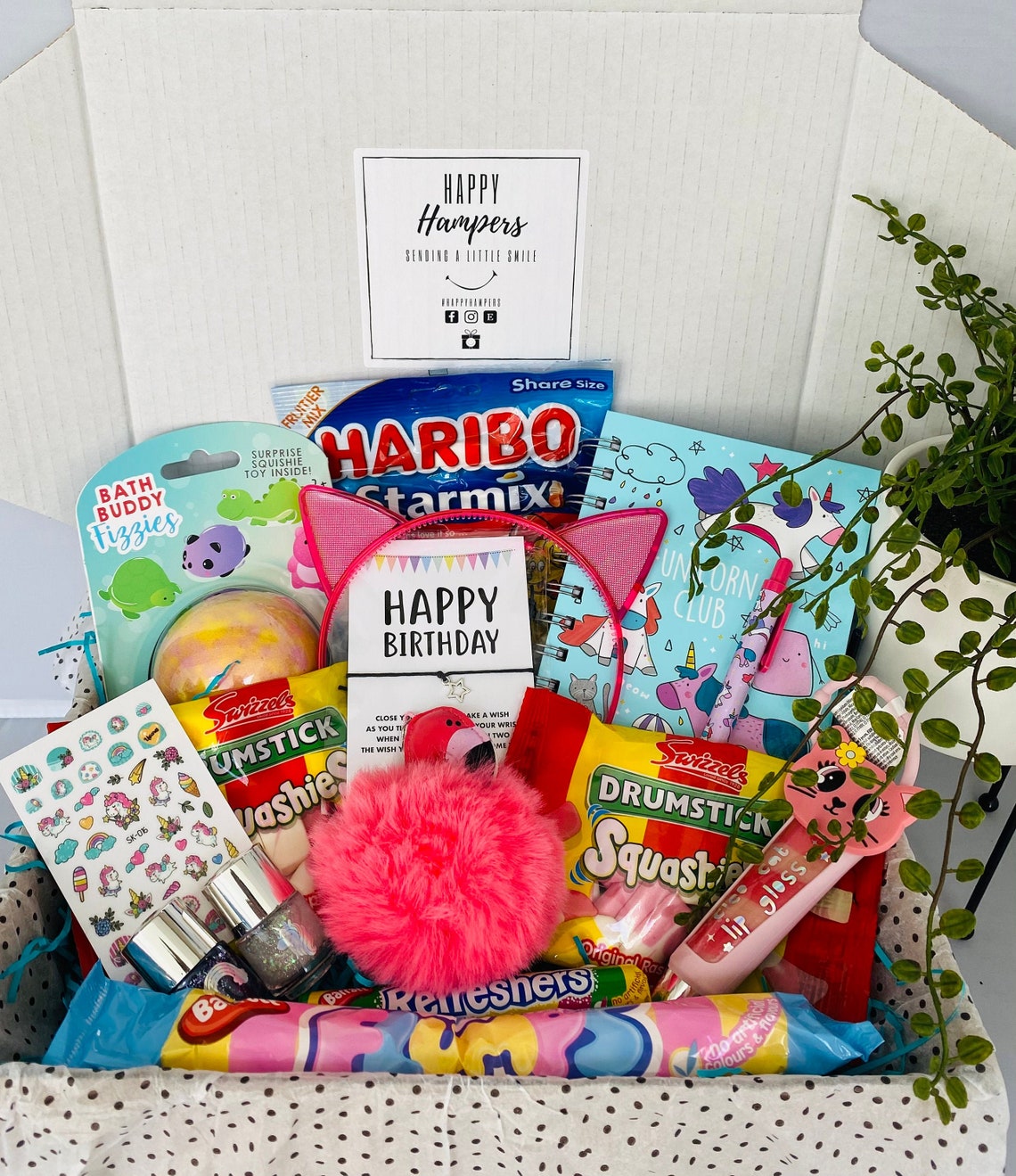 Girls Birthday Box Girls Birthday Gift kids Birthday Gift Etsy UK