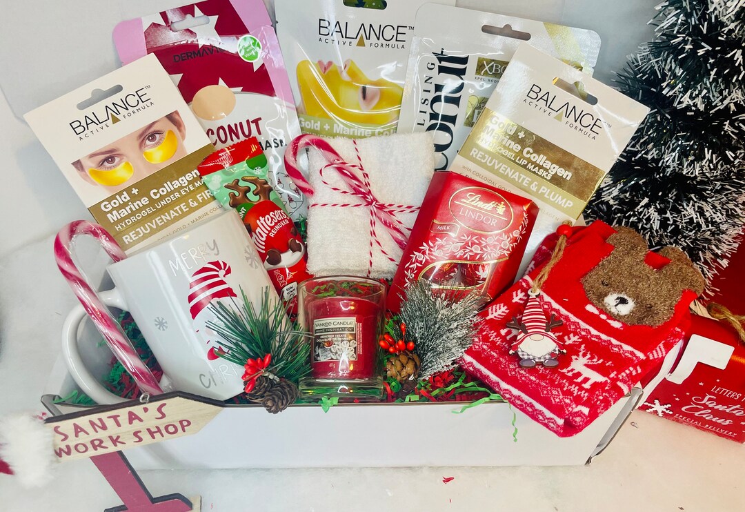 Christmas Pamper Hamper Christmas Gift for Her Pamper Gift Etsy UK