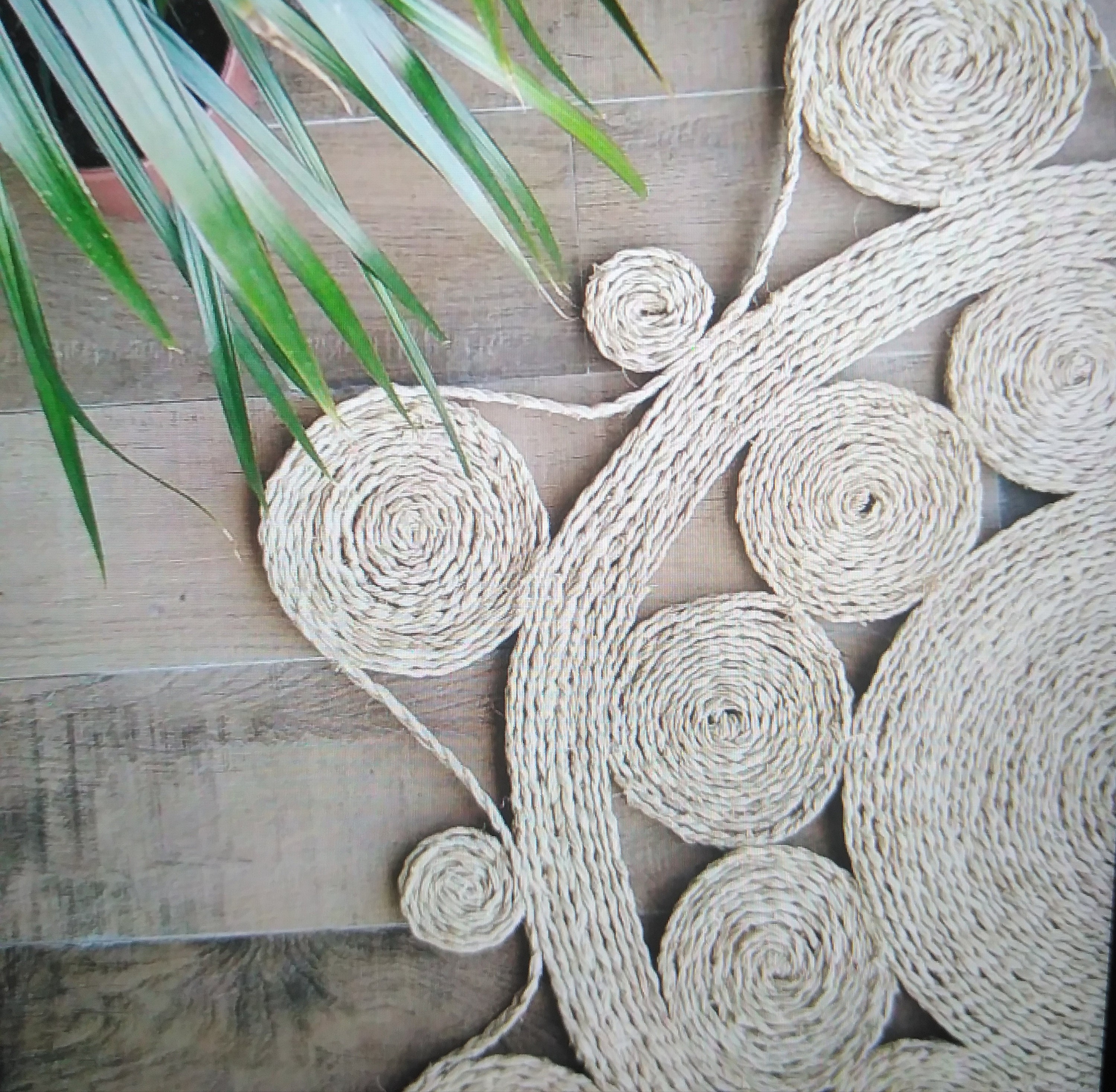 Round jute rug Woven rug Bed room rug Natural rug Handmade