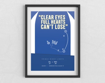 Friday Night Lights / Dillon Panthers / Matt Saracen / Touchdown / Football delle scuole superiori / Regalo unico