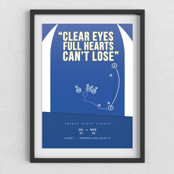 Friday Night Lights Etsy