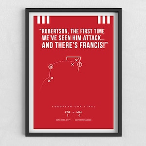 Nottingham Forest | Trevor Francis | European Cup Final | Unique Football Gifts