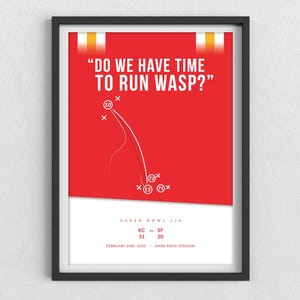 Kansas City Chiefs | Super Bowl LIV | Patrick Mahomes | Wasp | Hill | NFL Gifts