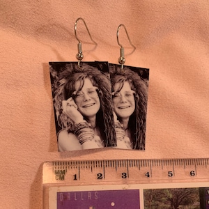 Janis Joplin earrings