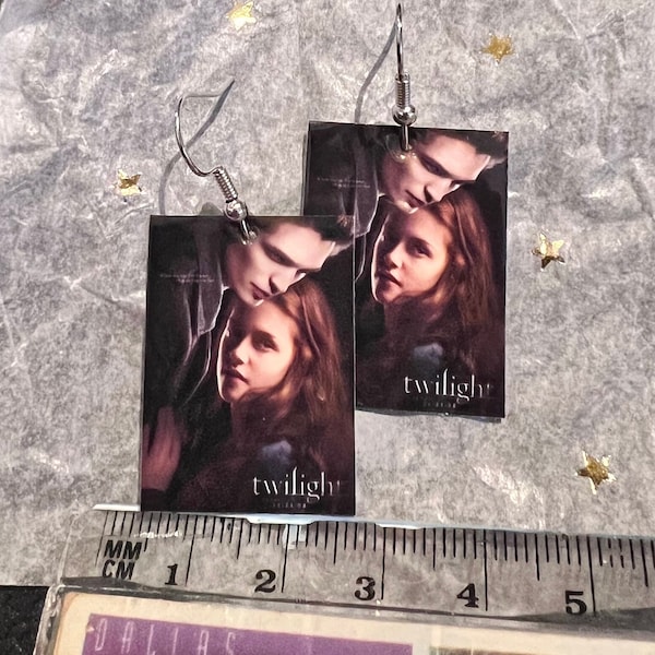 Twilight New Moon Eclipse Breaking Dawn Poster Earrings