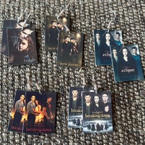 Twilight New Moon Eclipse Breaking Dawn Poster Earrings