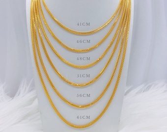22K 916 Gold 2.5mm NDG Chain