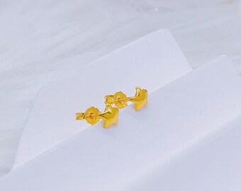 22k 916 Gold Twinkle Little Star Stud Earrings