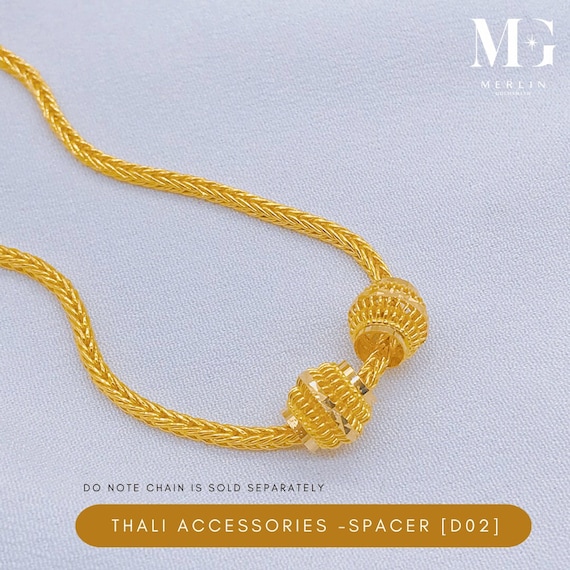 22k 916 Gold Thali Accessories Spacer gundu D02 Etsy Canada