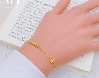 スケールモデル 新作 Daisy Series Minimalist Gold 916 22K X Etsy - Bracelet Beaded その他