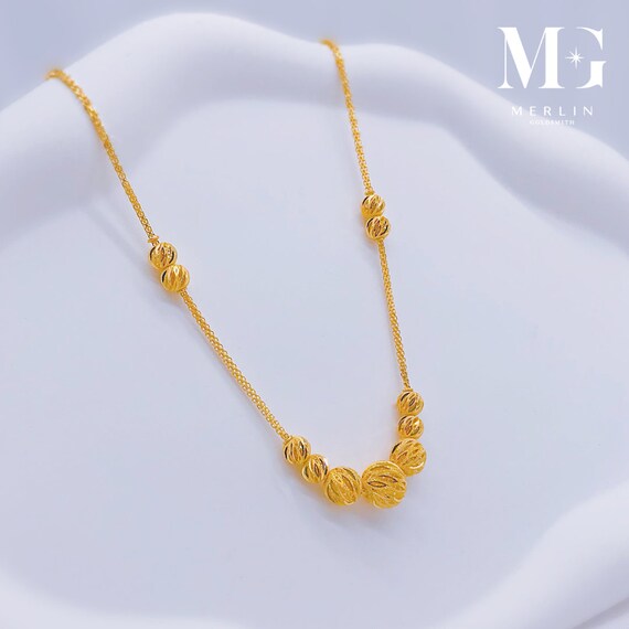916 gold hotsell necklace