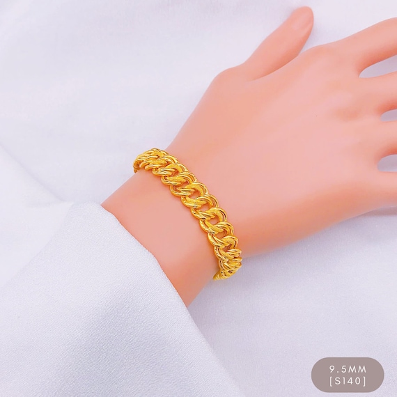 22k 916 Gold 10mm / 11mm Coco Bracelet - Etsy Hong Kong 22k 916 Gold 10mm / 11mm Coco Bracelet - Etsy Hong Kong