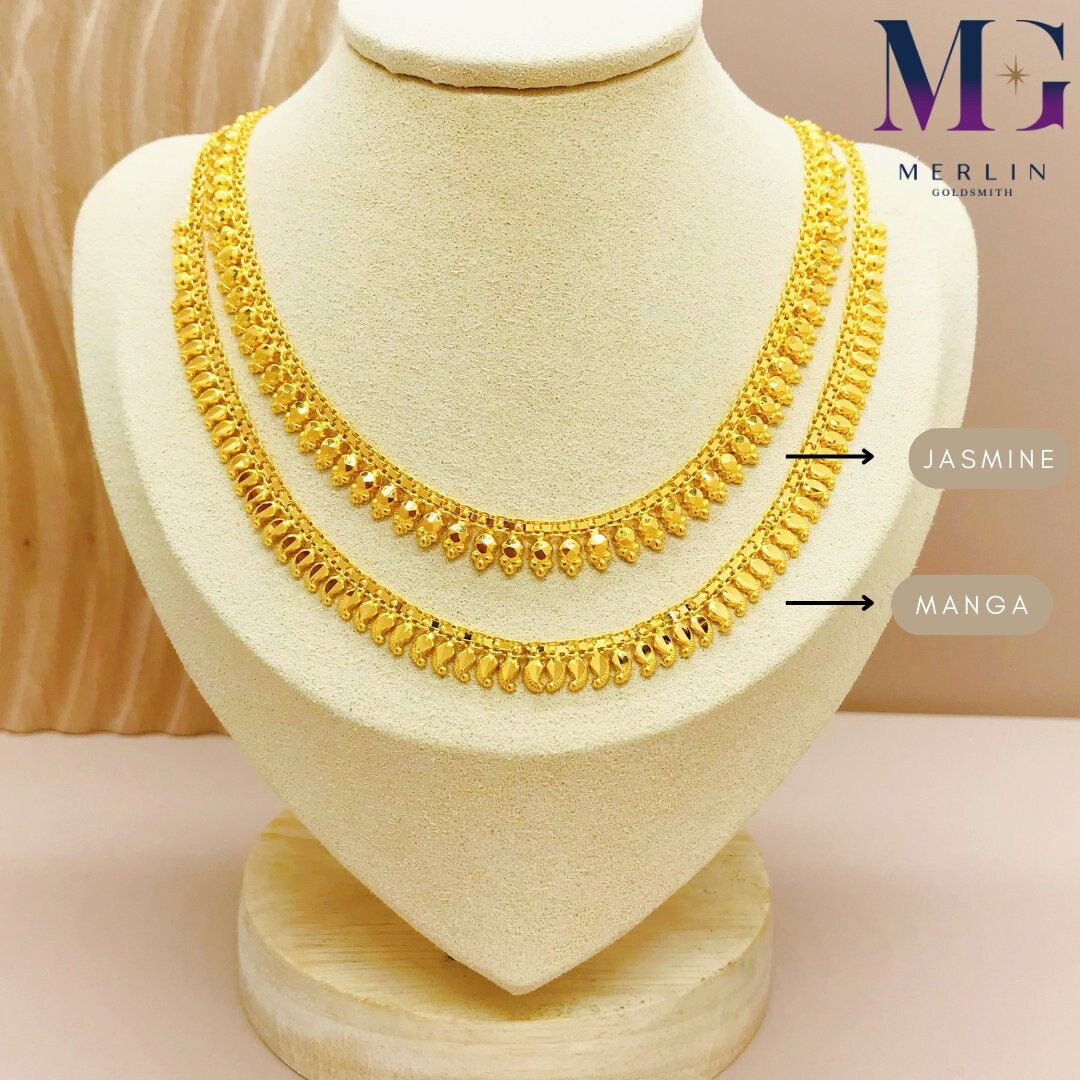 Gold jasmine best sale necklace
