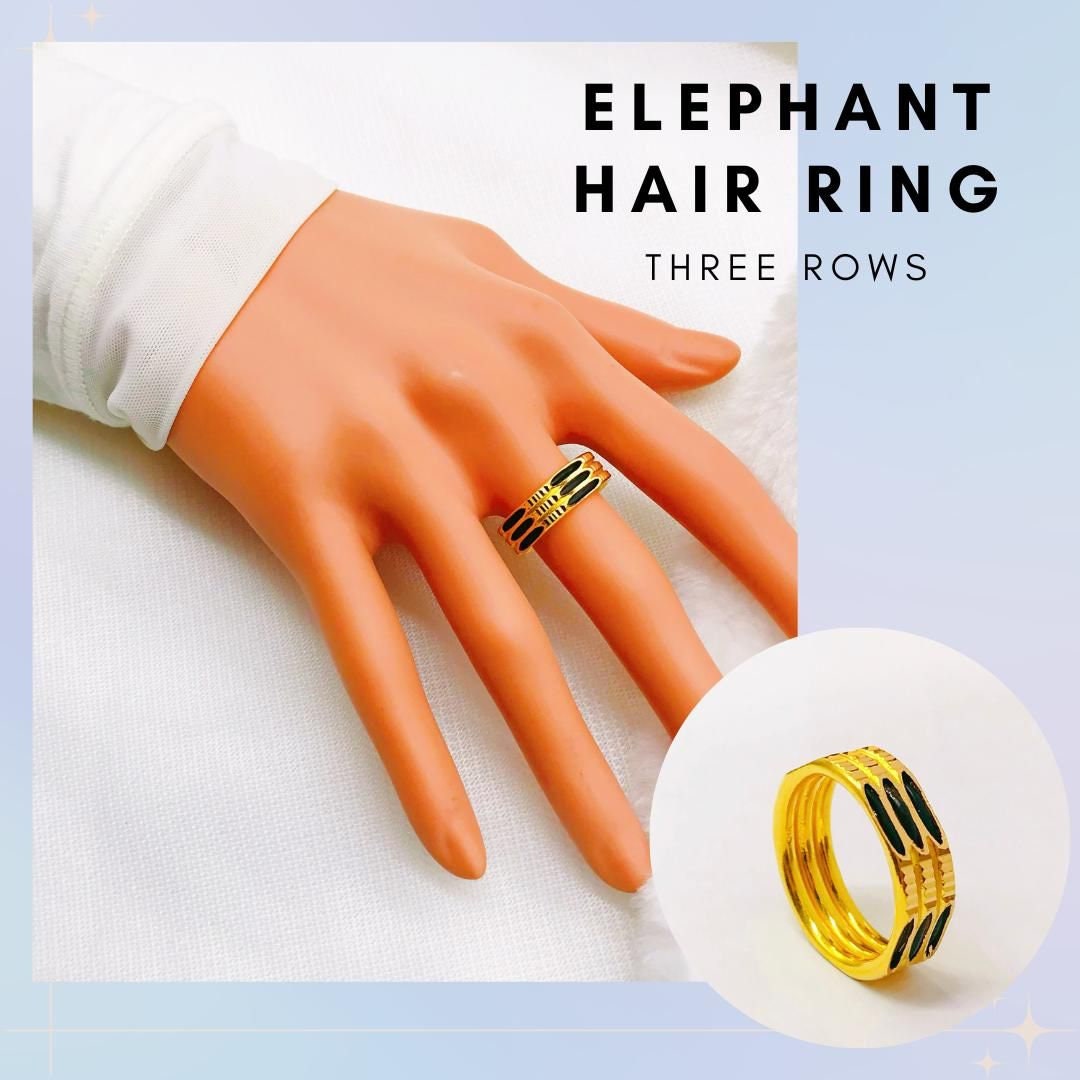 Elephant Hair Ring Malabar Gold | 3d-mon.com