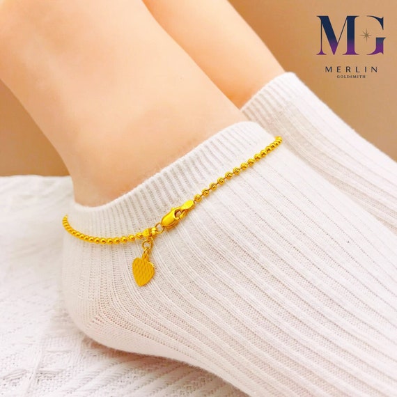 916 gold anklet deals