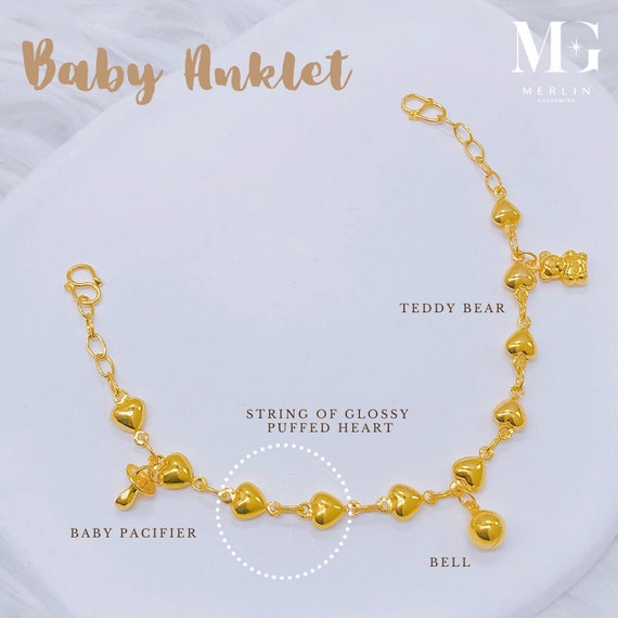 Anklet gold 916 deals
