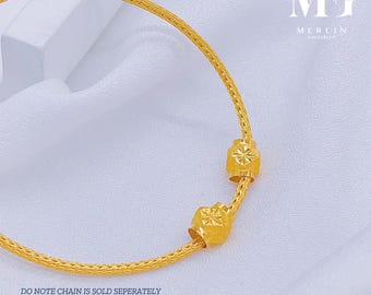22k 916 Gold Thali Accessories - Light Weight Spacer (Gundu- D05)