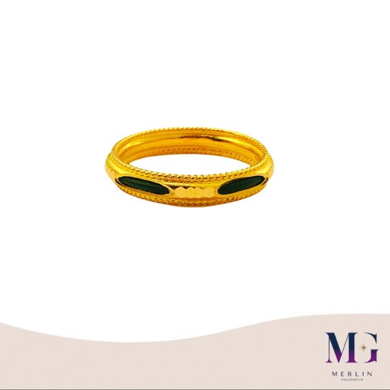 22K 916 Gold Elephant Hair Ring - Etsy 22K 916 Gold Elephant Hair Ring - Etsy