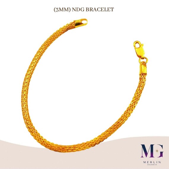 Bracelet gold hotsell 916