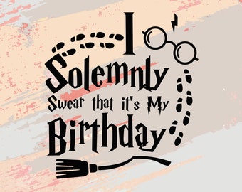 Download Harry Potter Birthday Svg Etsy