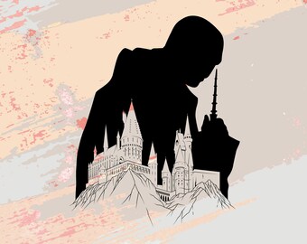 Hogwarts svg Quotes Silhouette. Lord Voldermort Deathly Hallows Svg Harry Potter Svg Dxf Png Hermione Svg Cricut File