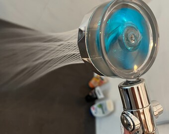 Power Duschkopf mit Fan - Wassersparend