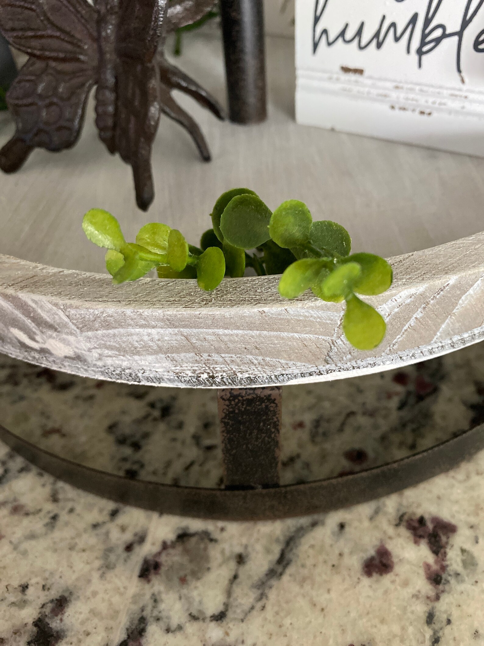 Tiered Tray Greenery Etsy