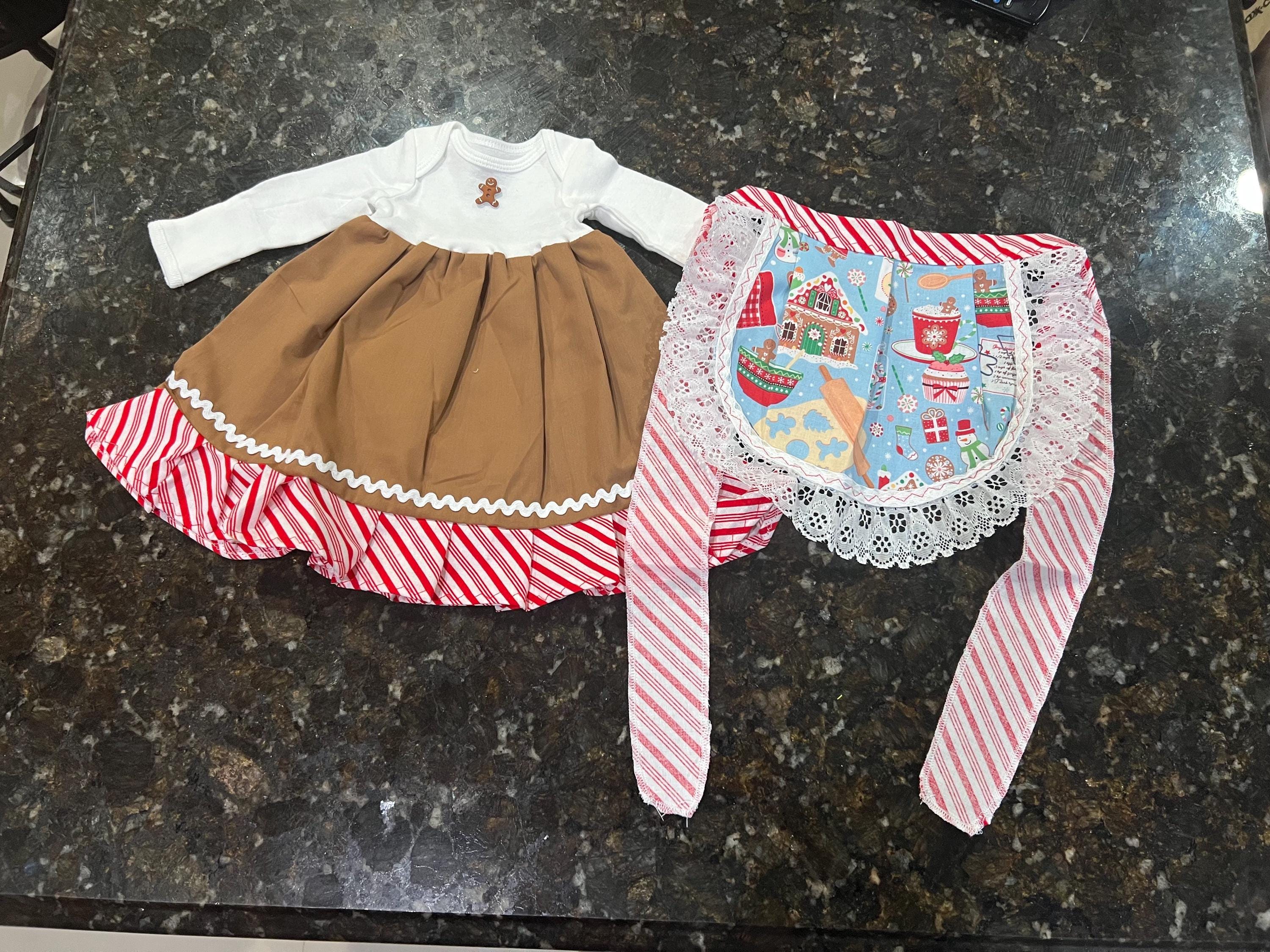 pink chicken gingerbread dress Pink Chicken Gingerbread Print Dress 5T