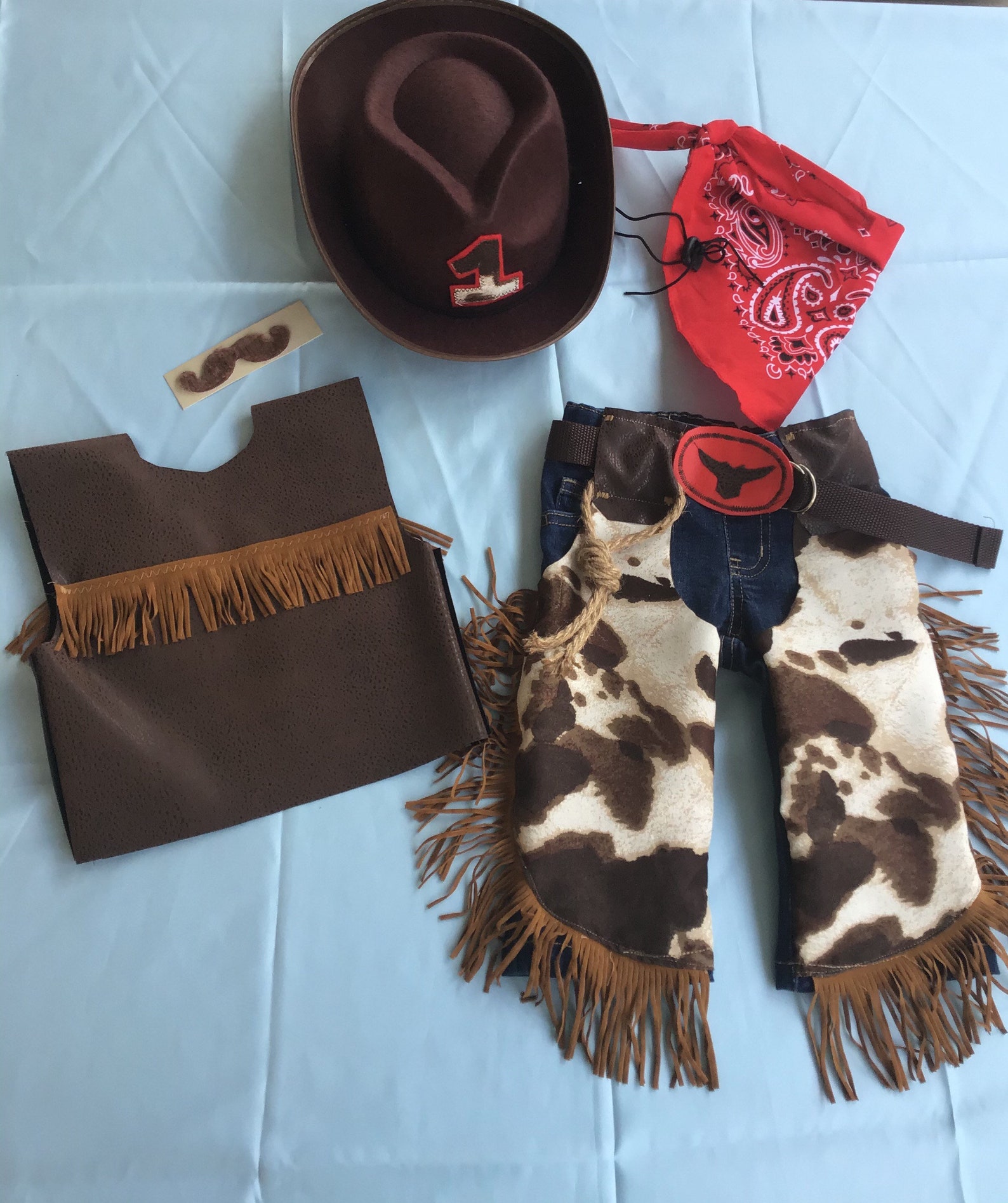 6 PIECES. Cowboy Birthday Outfit Baby Boy Western Clothes Etsy