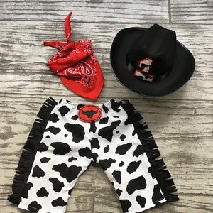 Conjunto de vaquero para bebé para el primer rodeo: juego de 3/4 piezas para la sesión de fotos de la tarta.