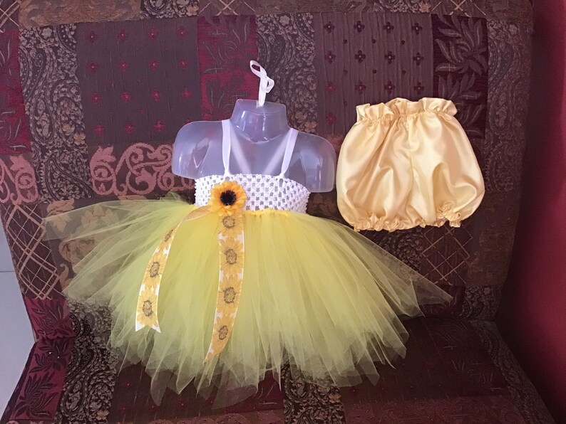2/3/4 PIECES. Sunflowers Baby TUTU DRESS Sunflower Headband Etsy