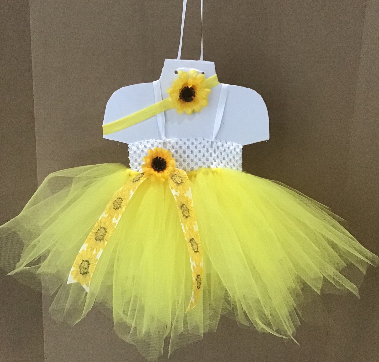 2/3/4 PIECES. Sunflowers Baby TUTU DRESS Sunflower Headband Etsy