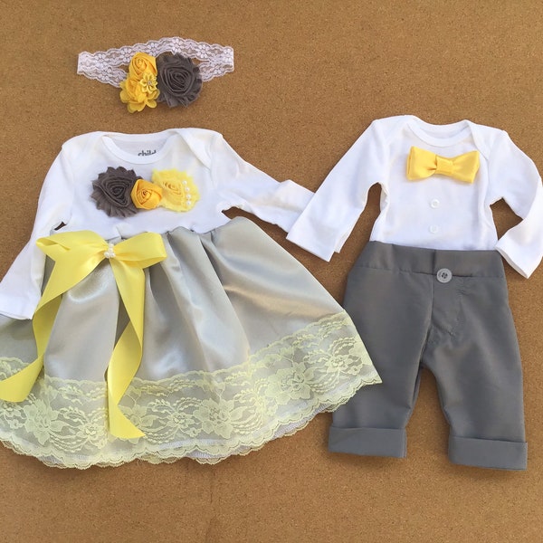 Matching Twin Boy and Girl Outfits Etsy