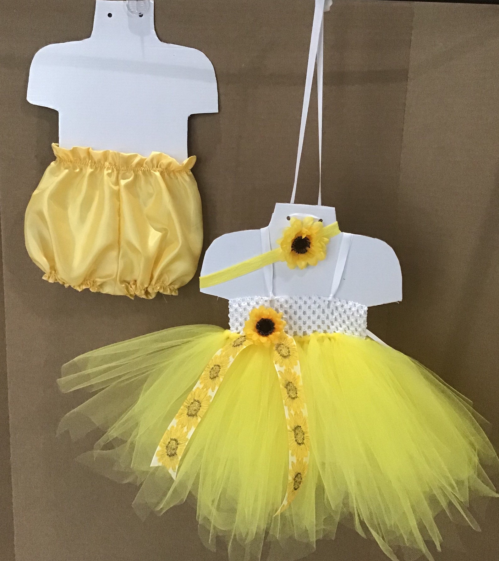 2/3/4 PIECES. Sunflowers Baby TUTU DRESS Sunflower Headband Etsy